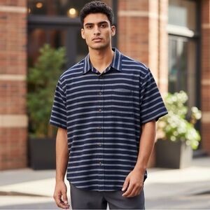 J. CREW Striped Button Down Shirt